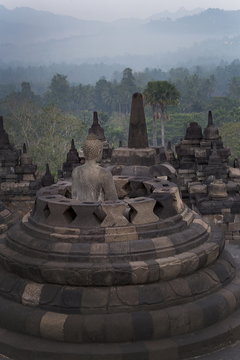 Borobudur Buddhist Temple, Java, Indonesia