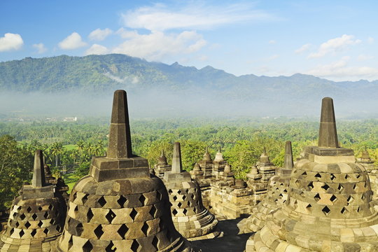 Borobodur, Kedu Plain, Java, Indonesia