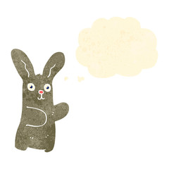 retro cartoon bunny rabbit