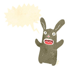 retro cartoon bunny rabbit