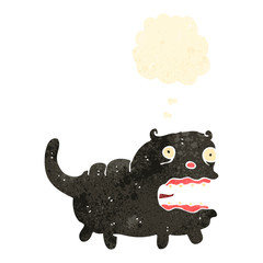 retro cartoon black cat