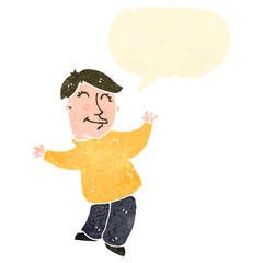 retro cartoon dancing man