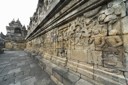 Borobudur Buddhist Temple, Java, Indonesia