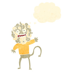 retro cartoon gross spaghetti head monster