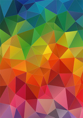 Obrazy na Szkle  Abstrakcyjne geometryczne kolorowe tło 2D