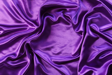 Purple silk fabric
