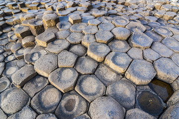 The Giants Causeway, County Antrim, Ulster, Northern Ireland 