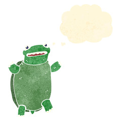 retro cartoon turtle