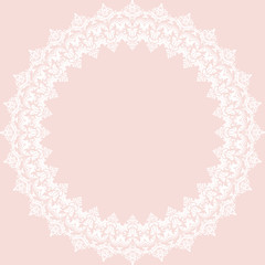 Floral Vector Fine Frame