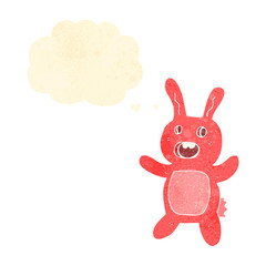 retro cartoon zombie bunny rabbit