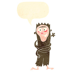 retro cartoon monkey