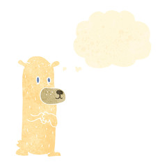 retro cartoon funny polar bear