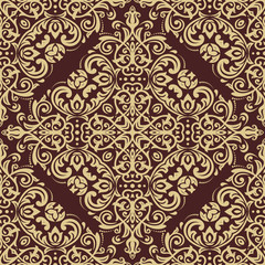 Damask Seamless Vector Pattern