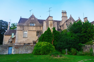 denkmalgeschütztes Landhaus Bibury Court in Bibury, England
