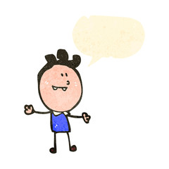 retro cartoon retro cartoon man with speech bubble