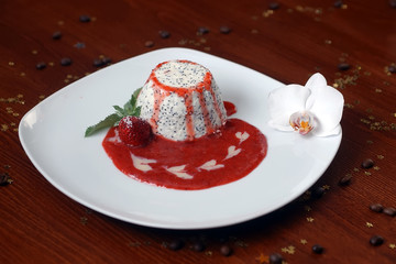 Dragonfruit with jam