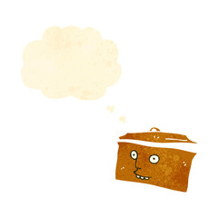 retro cartoon cooking pot