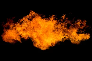 Crédence de cuisine en verre imprimé Flamme fire flame background