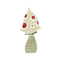 retro cartoon toadstool
