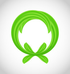 Eco friendly icon isolated