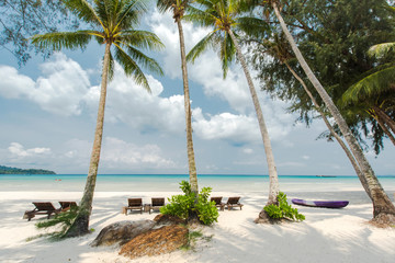 Tropical beach landscape at Koh Kood island,Thailand