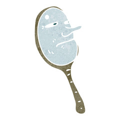 retro cartoon spyglass