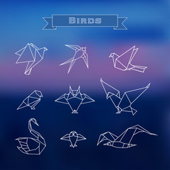 Set polygonal birds