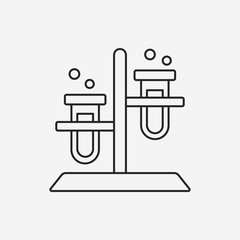 Beaker line icon