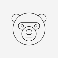 animal line icon
