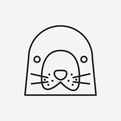 animal line icon