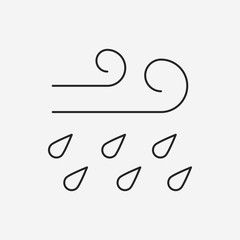 wind line icon