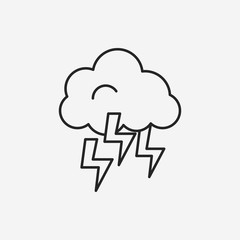 weather line icon