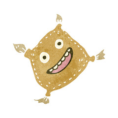 retro cartoon cushion