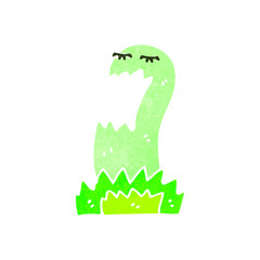 retro cartoon spooky ghost