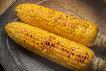 焼きトウモロコシ　 Fried corn Japanese style