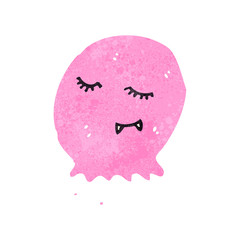 retro cartoon ghost