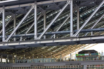 Photo sur Plexiglas Gare JR大阪駅 橋上駅屋上