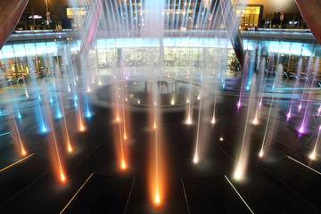 Fountain at night