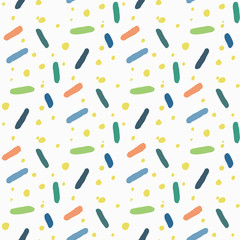 Vector seamless patterns. Modern stylish texture. Cute and colorful background.