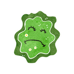 retro cartoon germ