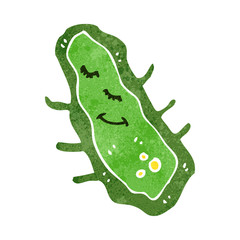 retro cartoon germ