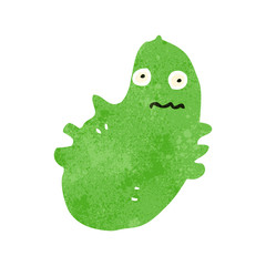 retro cartoon germ