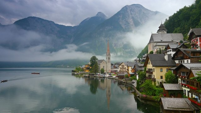 Time lapse of Hallstatt, Austria