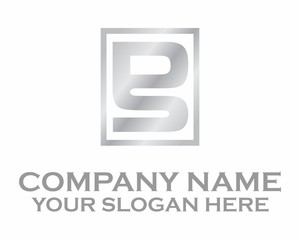 silver abstract logo