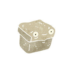 retro cartoon box