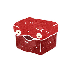retro cartoon box