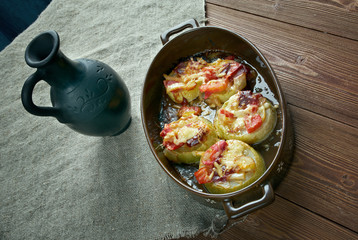 Turkish dish of zucchini