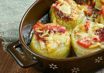 Turkish dish of zucchini
