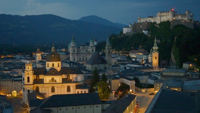 Historic city of Salzburg, Austria