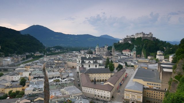 Historic city of Salzburg, Austria